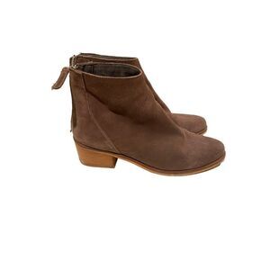 Steve Madden Legally Brown Suede Booties